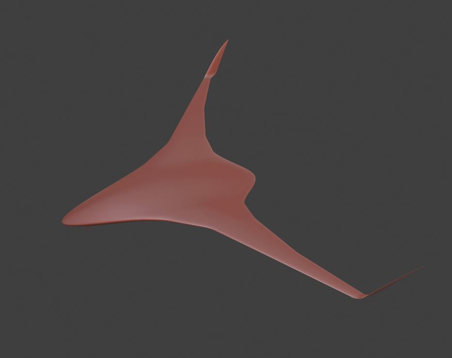 BWB Gleich Drone  3D model_26