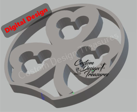 Disney Inspired Mouse Ears - Shamrock Mouse 3D print model 3D print model_2