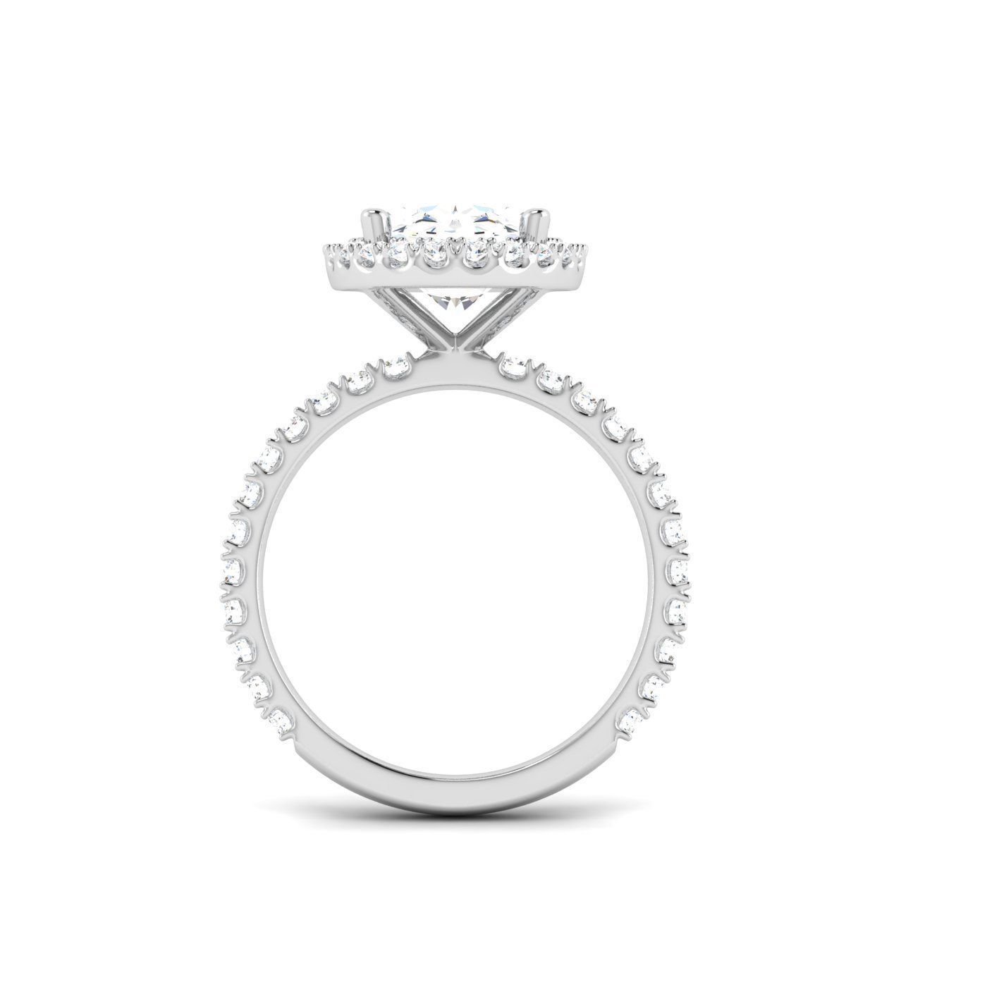 OVAL RING 3D print model_2