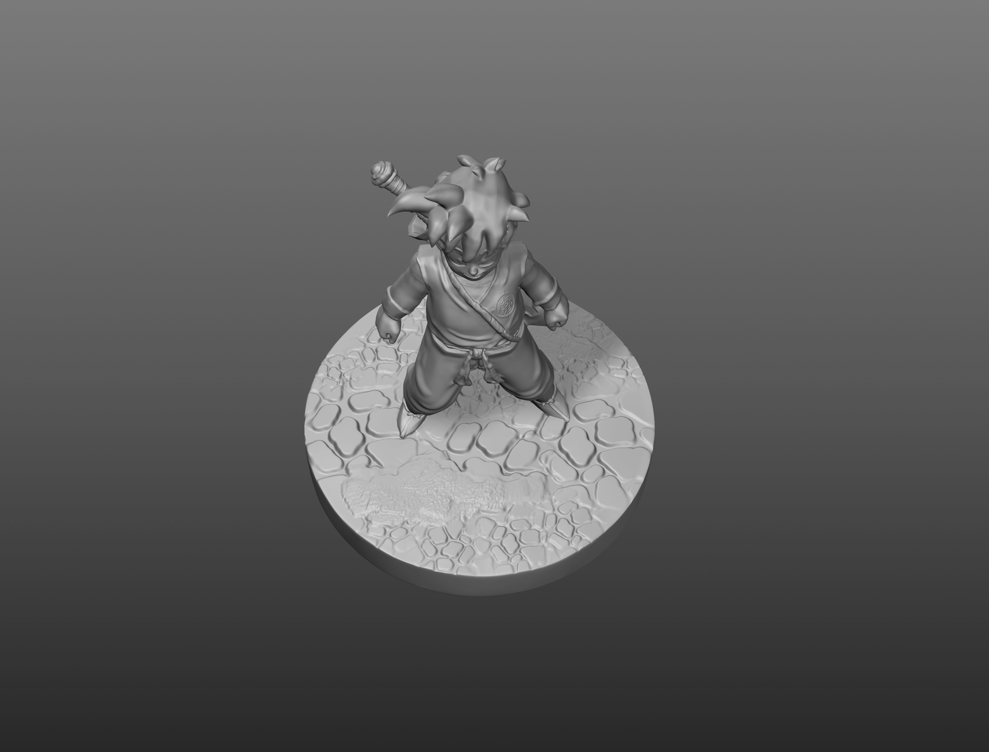 Gohan hijo de goku 3D print model_2