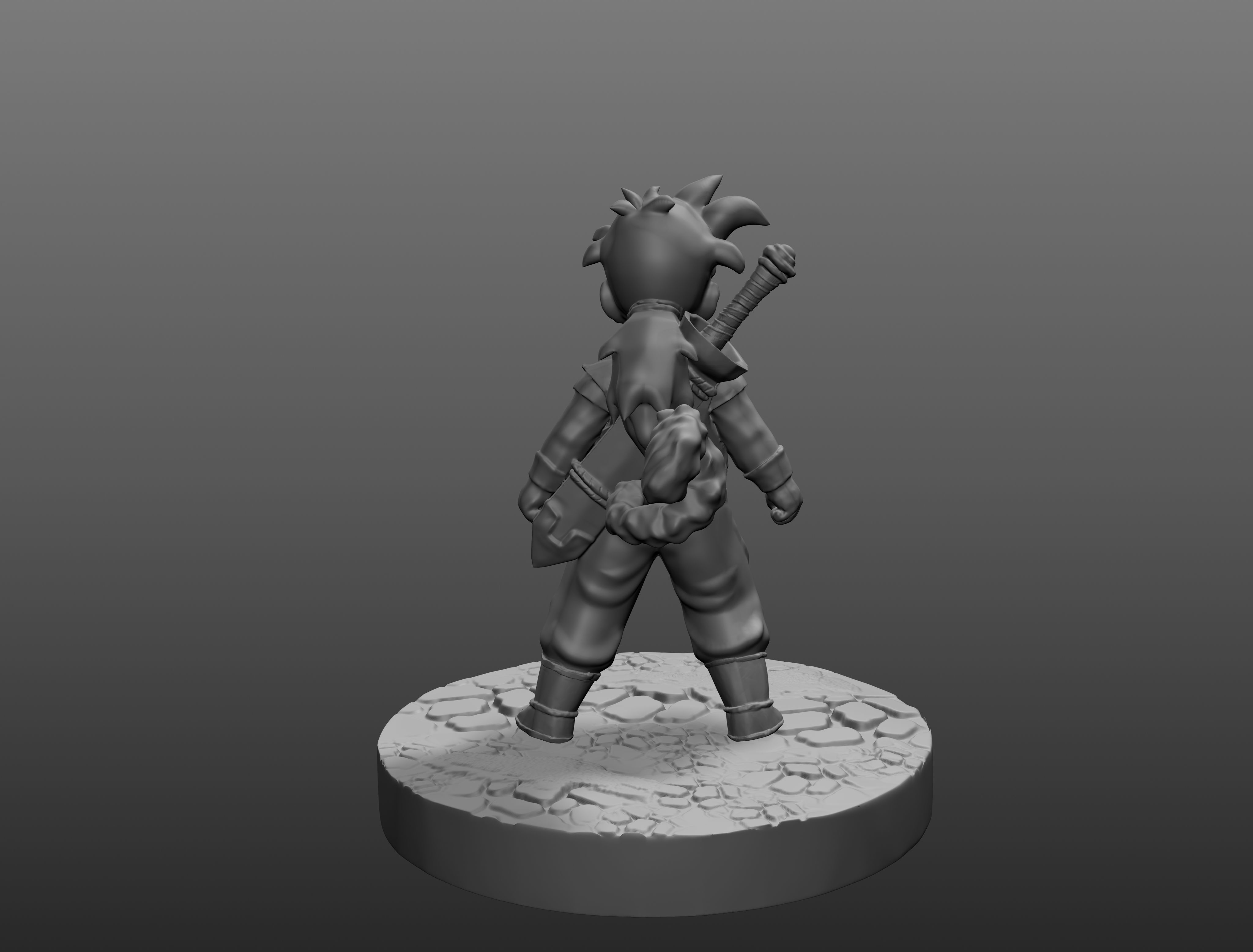 Gohan hijo de goku 3D print model_1