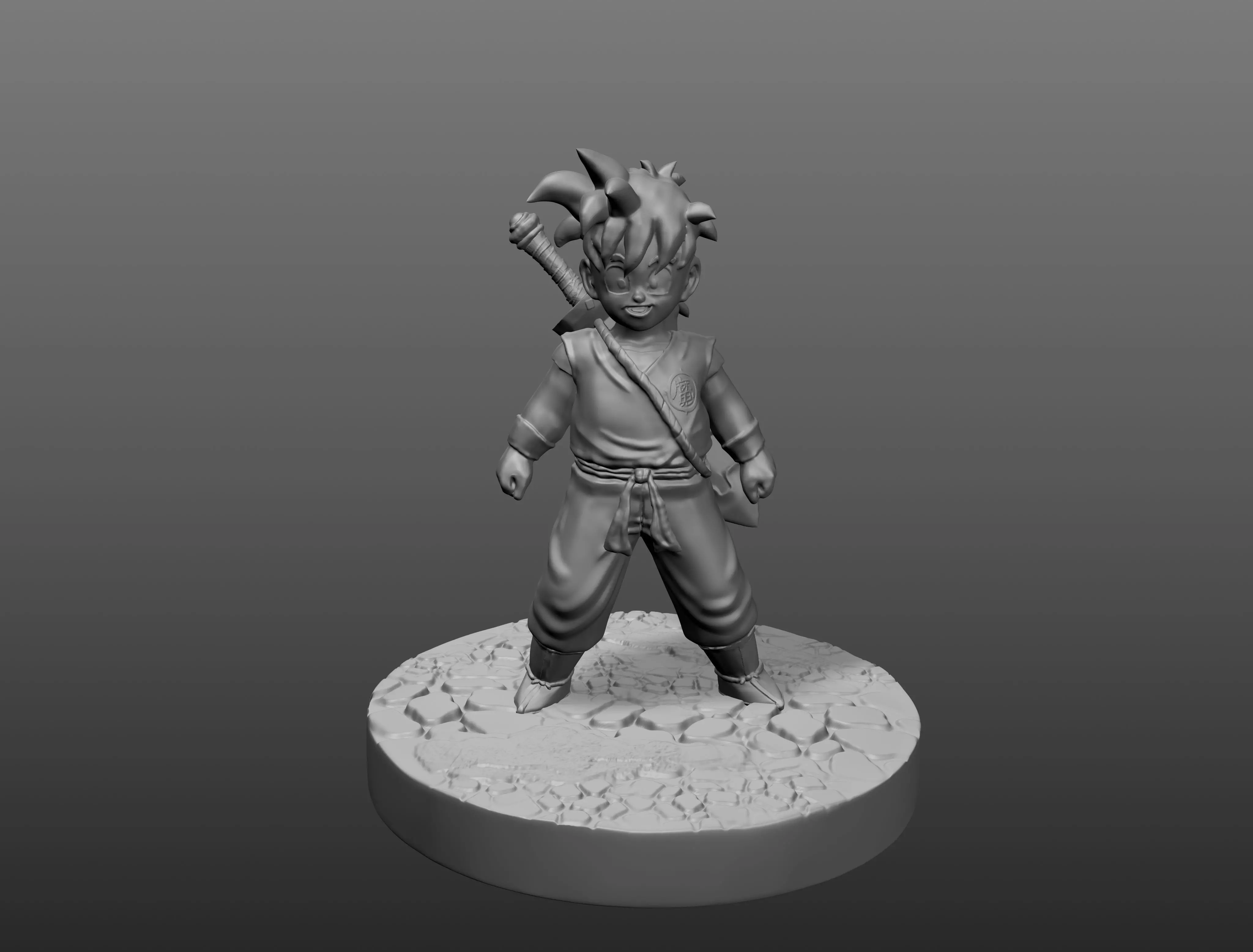 Gohan hijo de goku 3D print model_0