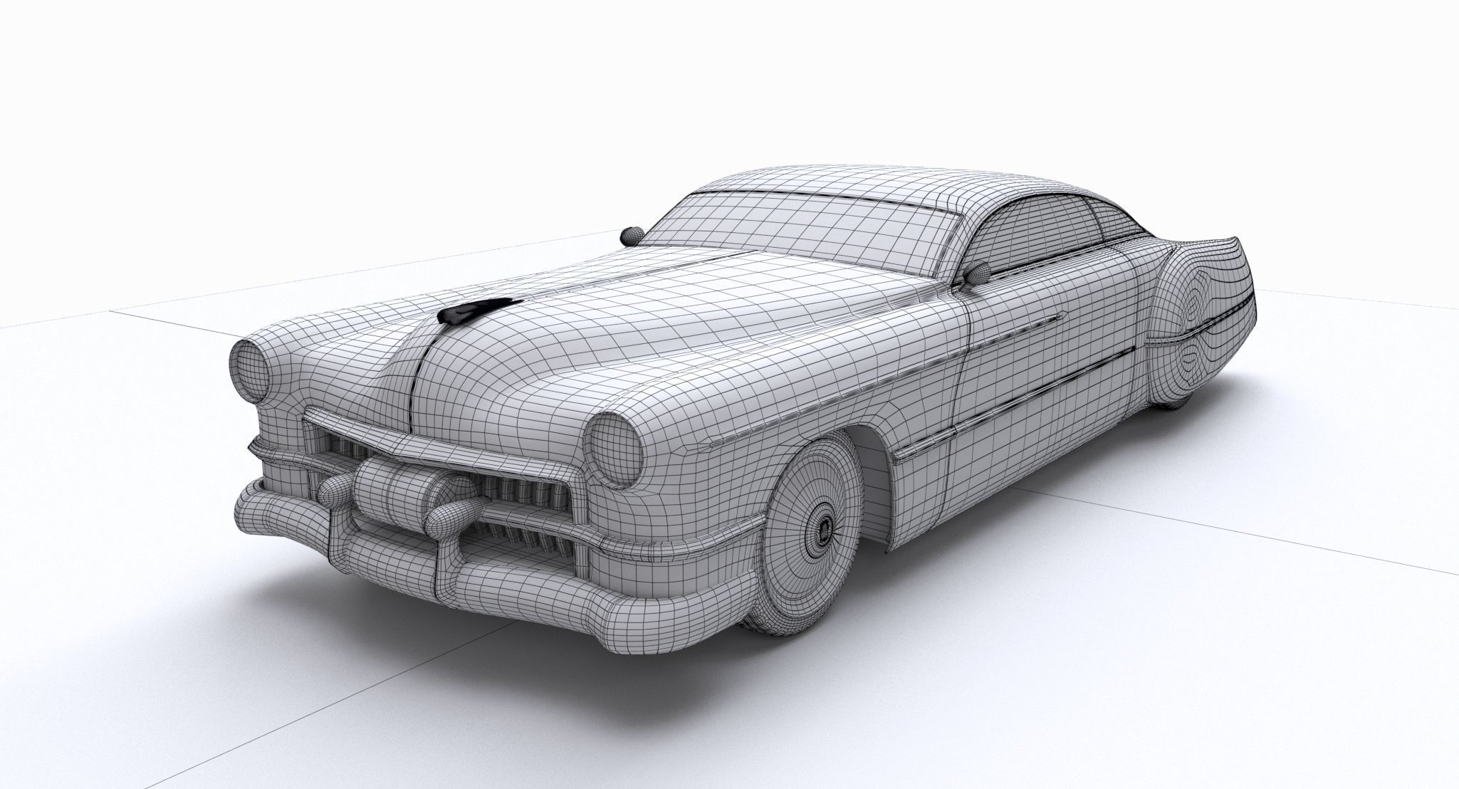 Cadzzila Hot Rod 3D model_13