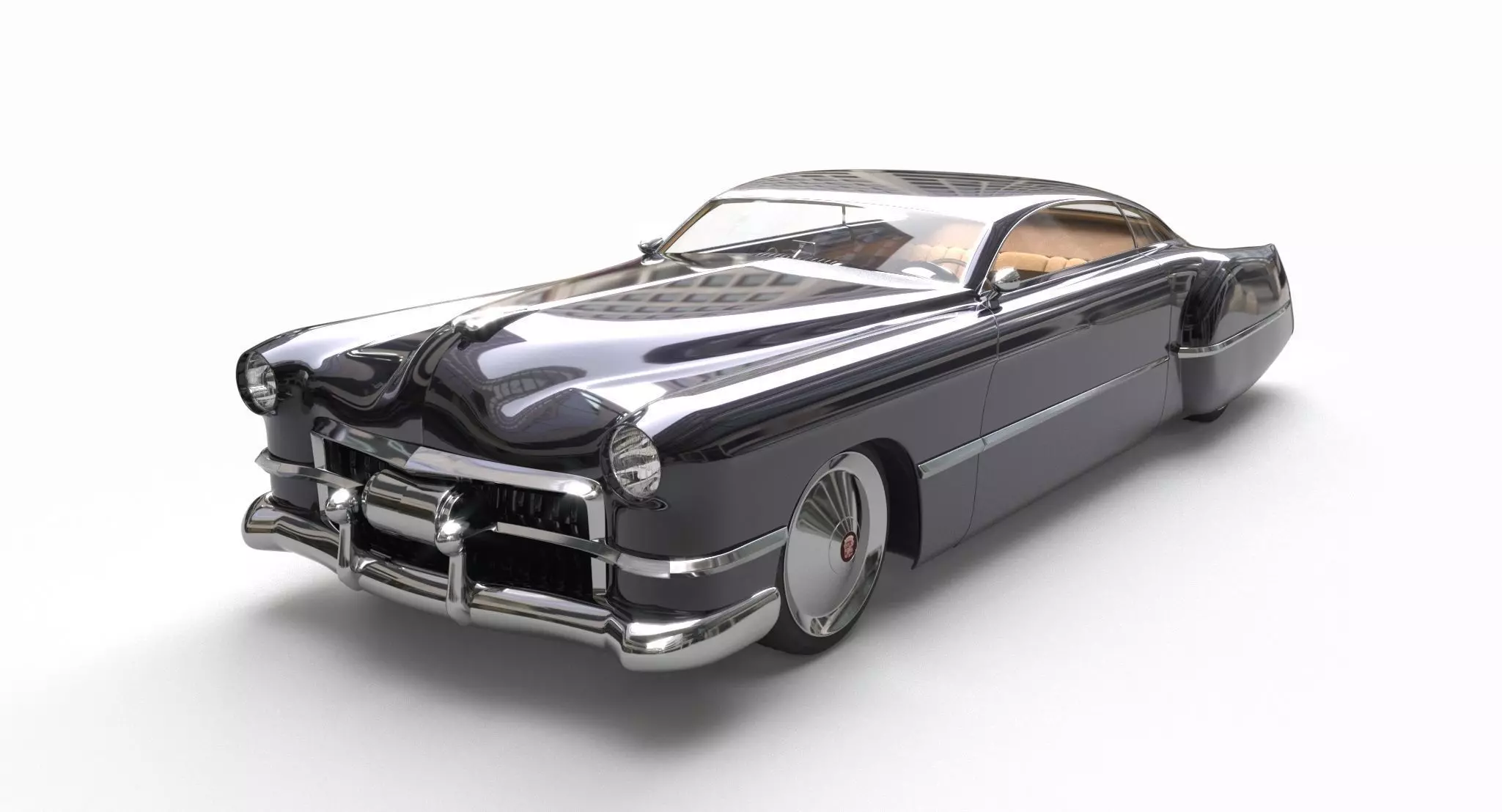 Cadzzila Hot Rod 3D model_0