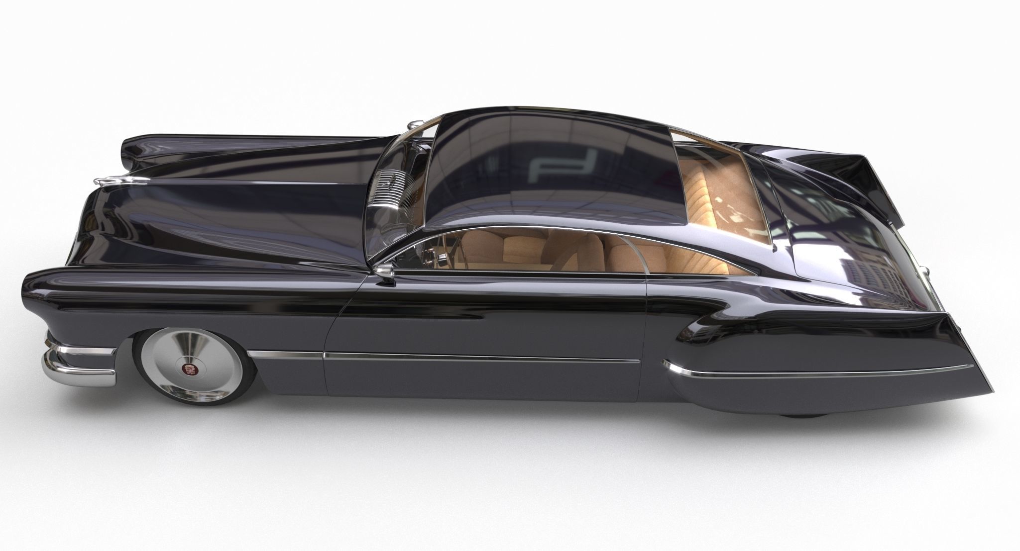 Cadzzila Hot Rod 3D model_5