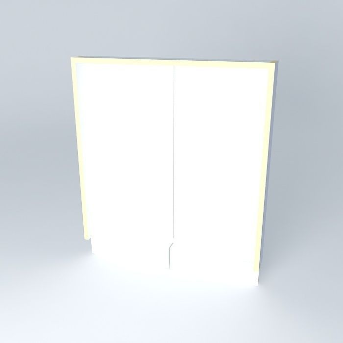 S2D0FDHC1 led cabinet Free 3D model_1