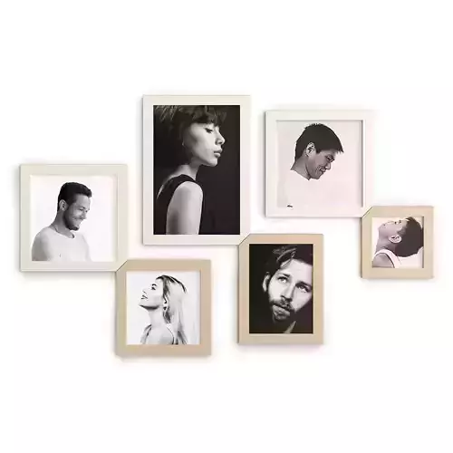Lago FraMeet Picture Frames Set Low-poly 3D model