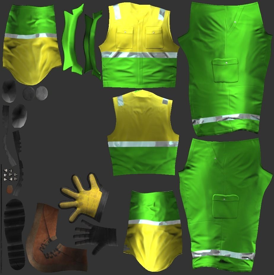 Street Cleaner Low-poly 3D model_18