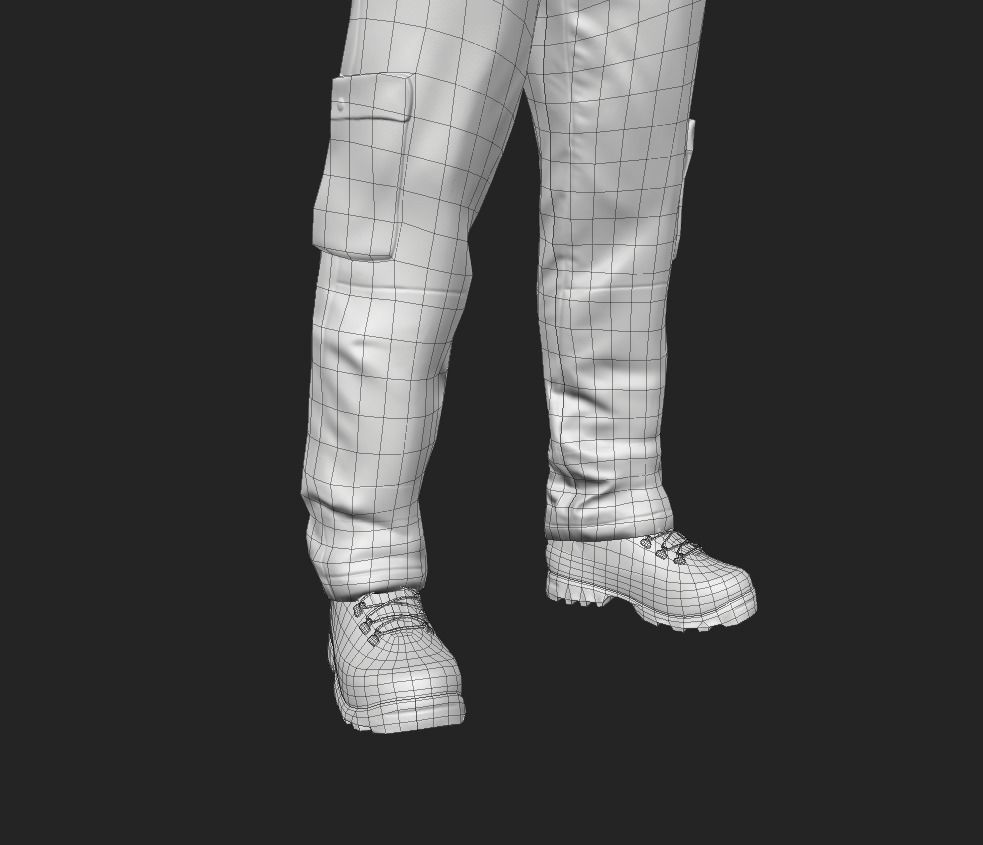 Street Cleaner Low-poly 3D model_16