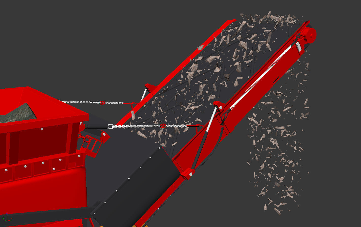 Shredder wood  3D model_7