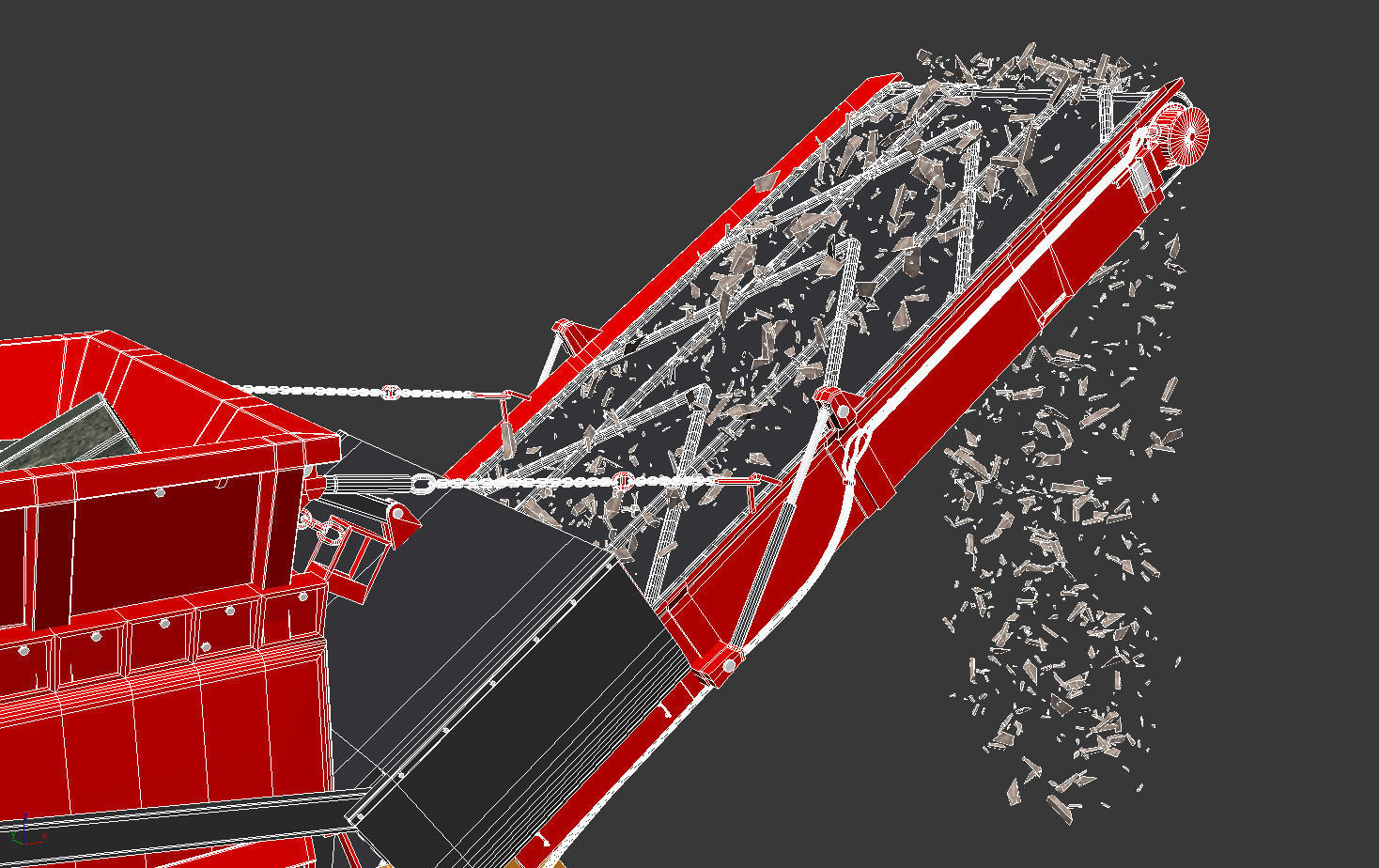 Shredder wood  3D model_6