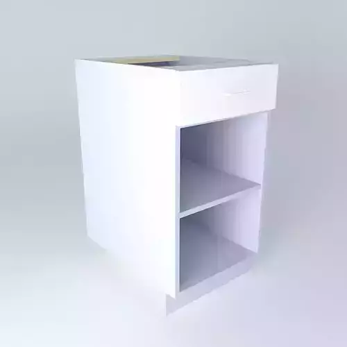 B0D1D cabinet with shelf