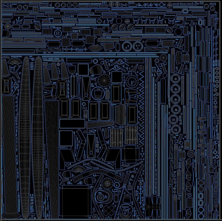 Old vessel Low-poly 3D model_11