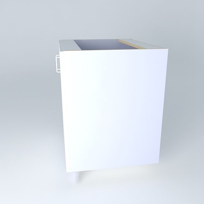 B2D0D cabinet Free 3D model_2