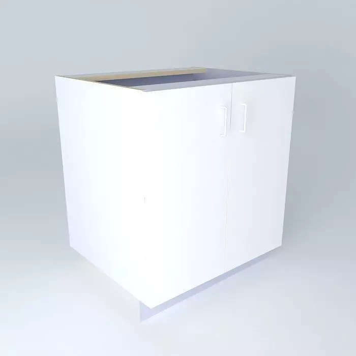 B2D0D cabinet Free 3D model_0