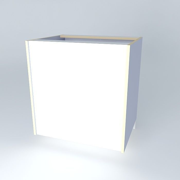 B2D0D cabinet Free 3D model_1