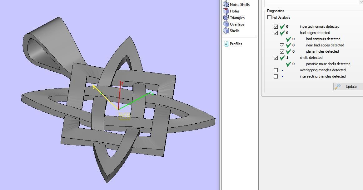 Star of Svarog pagan symbol pendant  3D print model_5