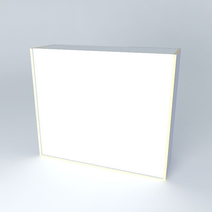 WB2D cube Free 3D model_1