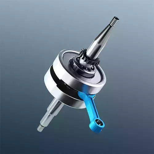 Car Crankshaft part 3D model