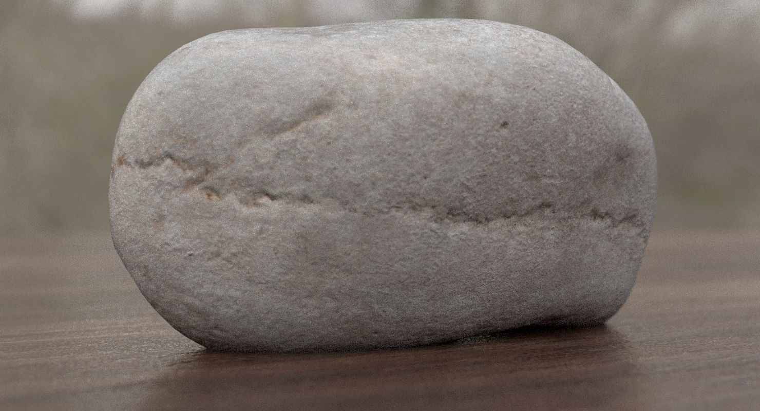 Generic Sedimentary Rock 3D model_4