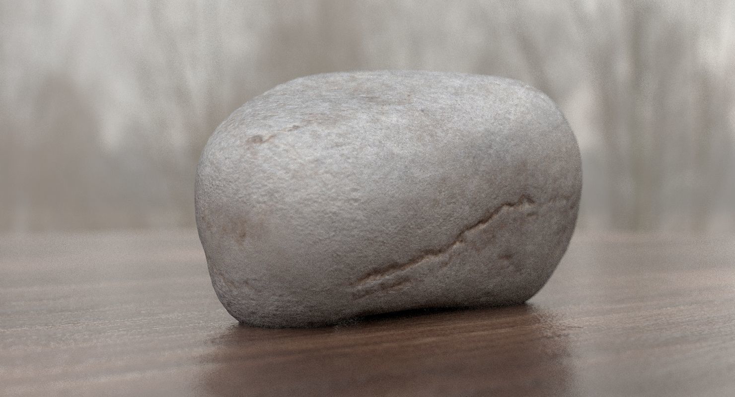 Generic Sedimentary Rock 3D model_2