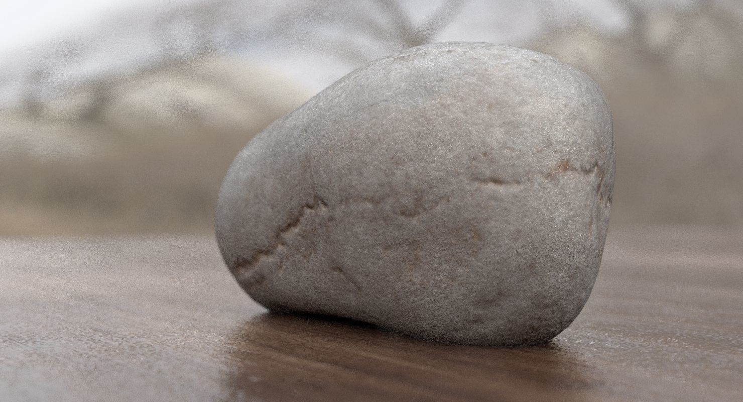 Generic Sedimentary Rock 3D model_3