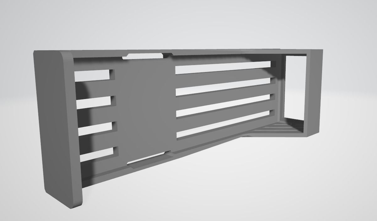 Custum LiPo battery holder for Gens Ace 3300 4S 25C 3D print model_1
