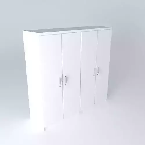 White cabinet
