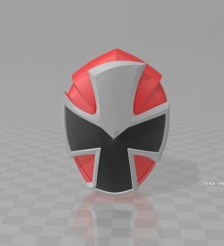 Power Rangers Red Ninninger AkaNinger Grandfather Helmet 3D print model