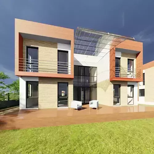 Blender cycles free archviz scene Free 3D model