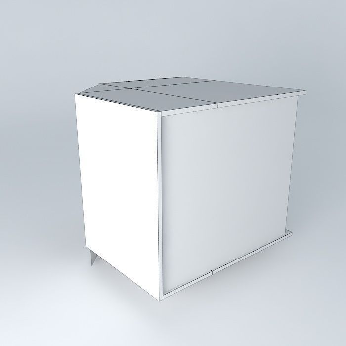 BC0D0D cube with light on top Free 3D model_4