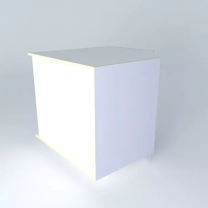 BC0D0D cube with light on top Free 3D model_0