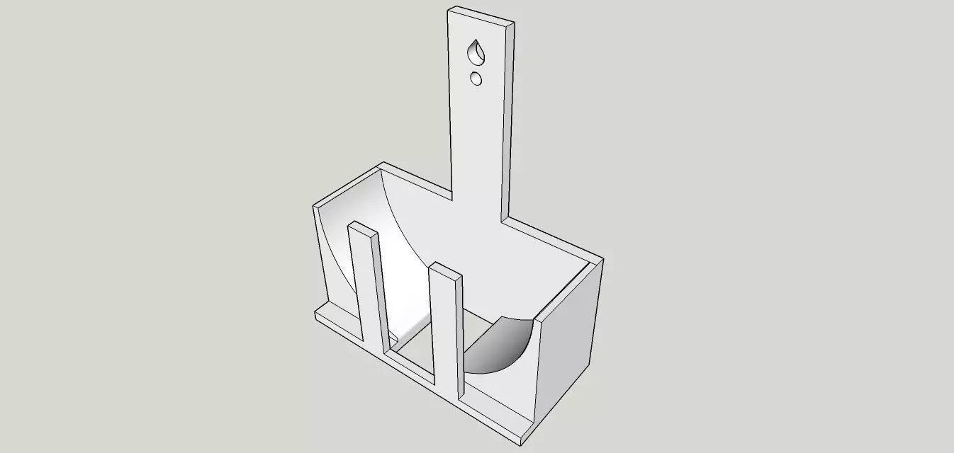 Amazon Echo Dot wall mount 3D print model_0