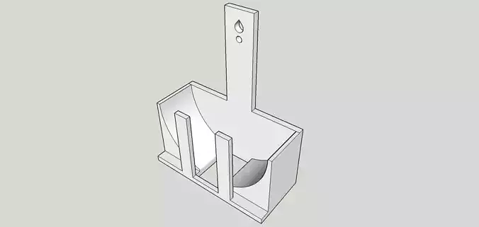 Amazon Echo Dot wall mount 3D print model
