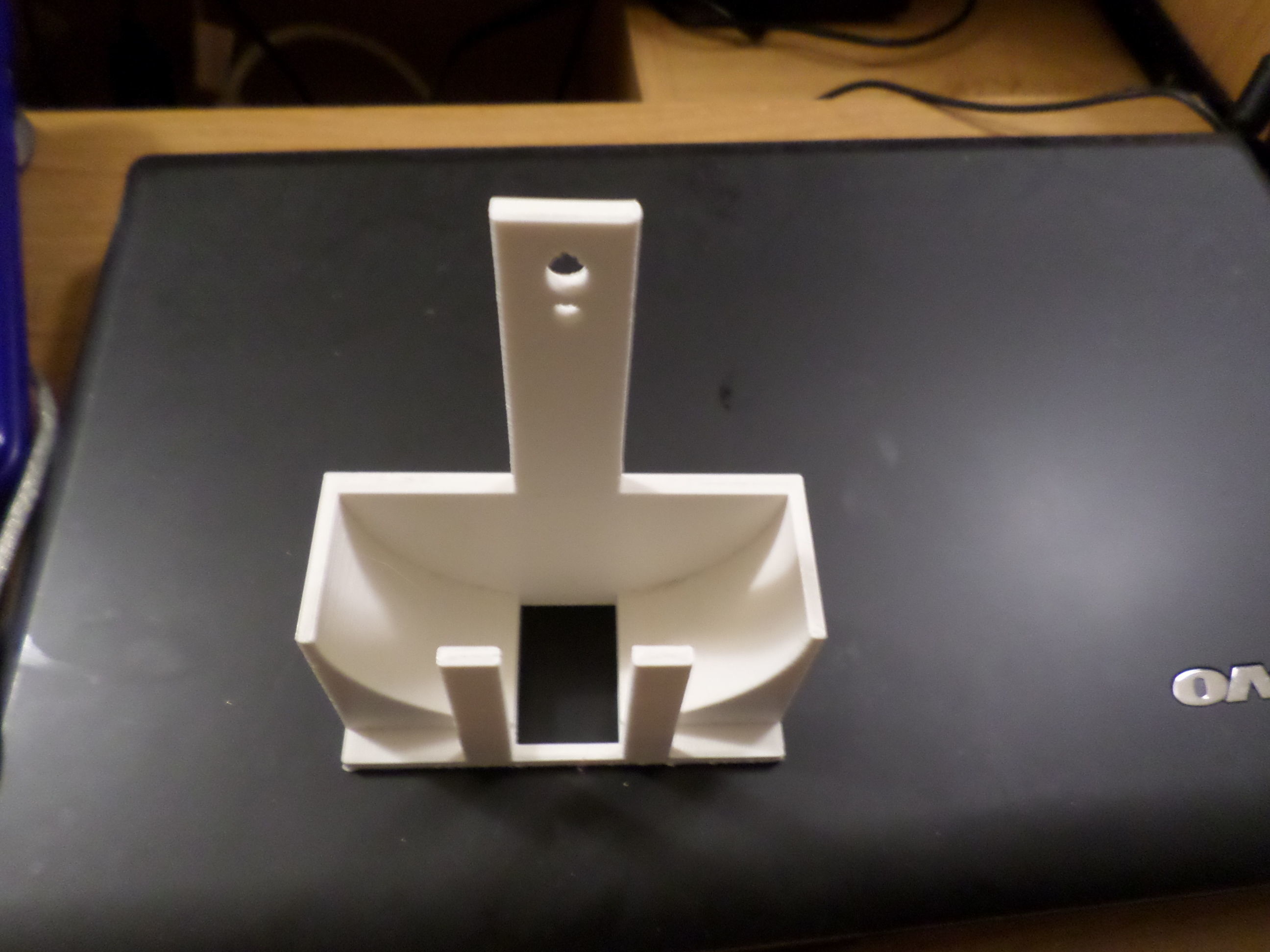 Amazon Echo Dot wall mount 3D print model_2