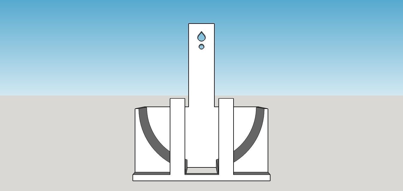 Amazon Echo Dot wall mount 3D print model_1