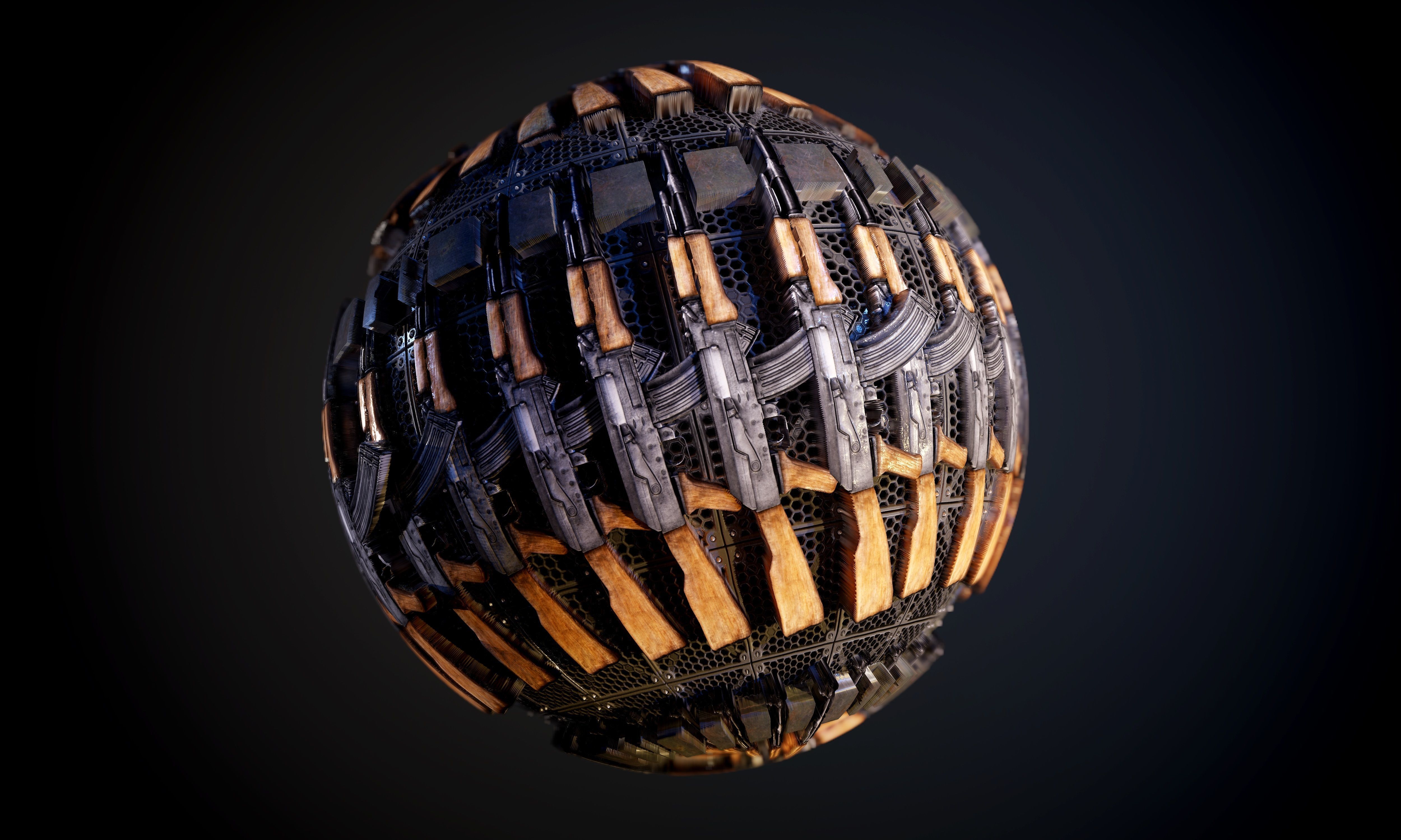 200 Military War Seamless PBR Textures Texture_28