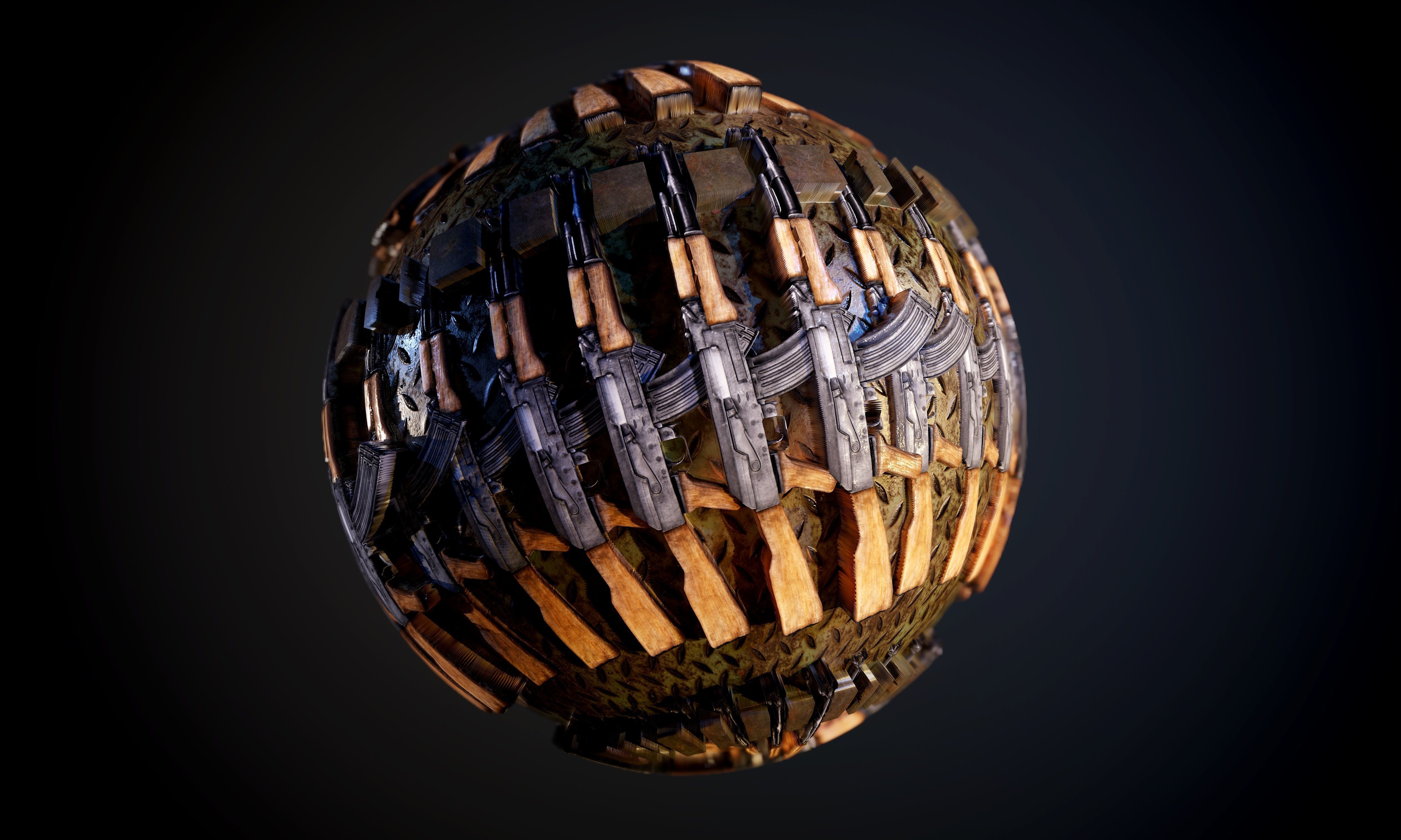 200 Military War Seamless PBR Textures Texture_30