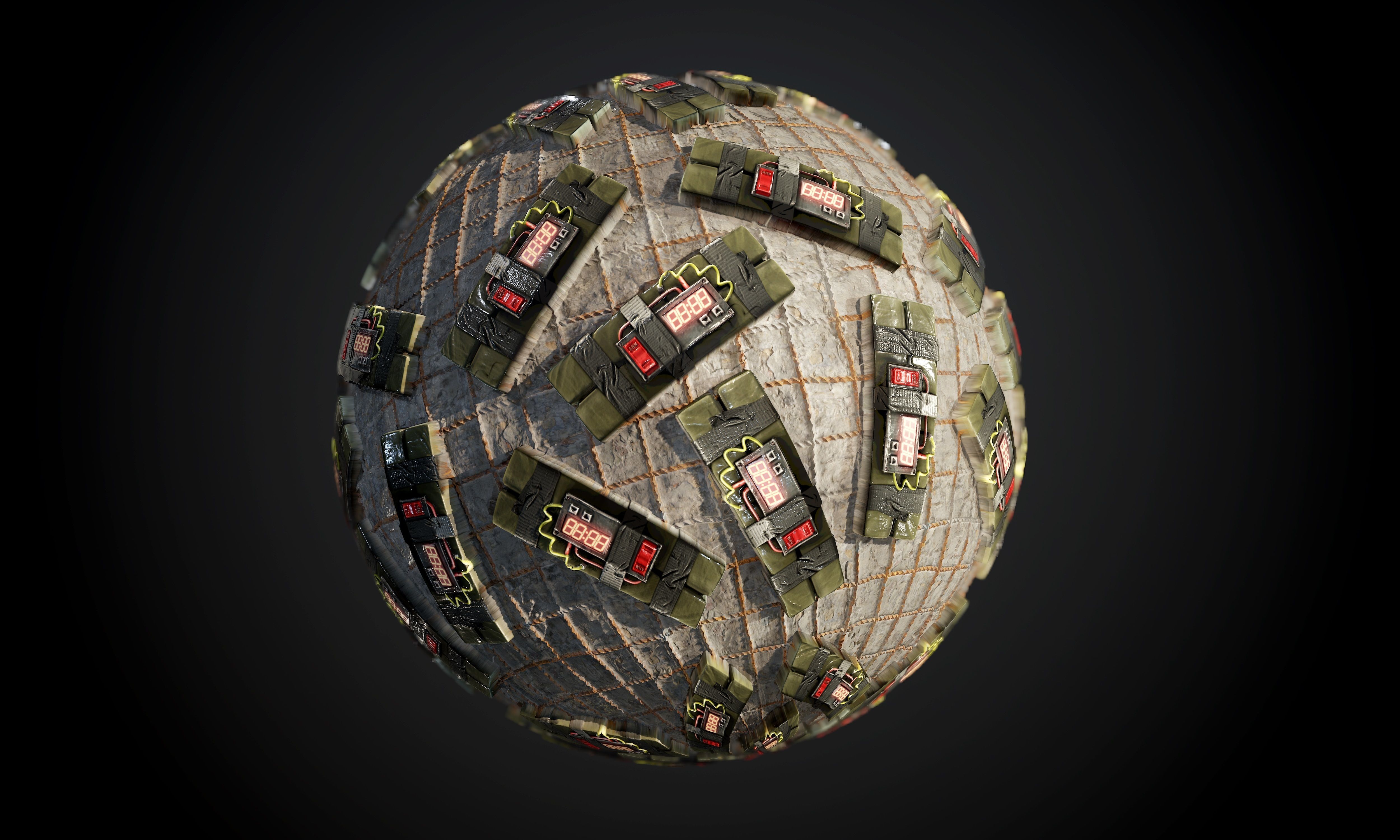 200 Military War Seamless PBR Textures Texture_6