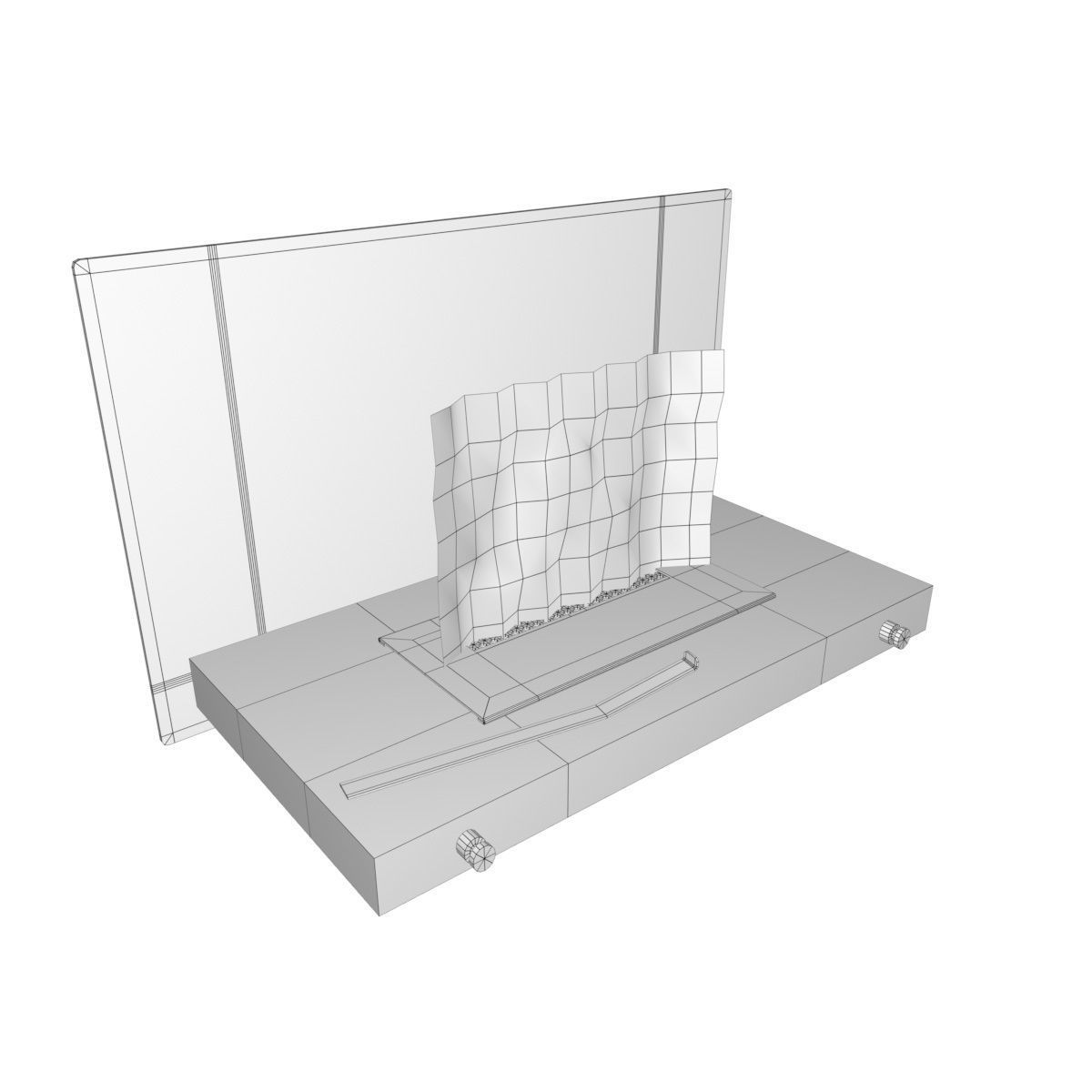 Bio Fireplace Tabletop Design Low-poly 3D model_13