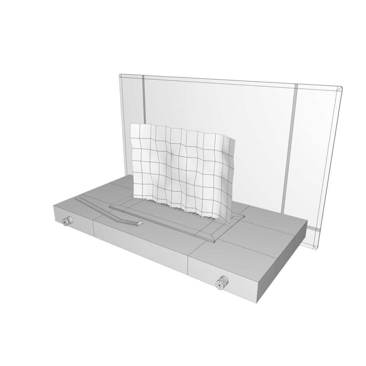 Bio Fireplace Tabletop Design Low-poly 3D model_14