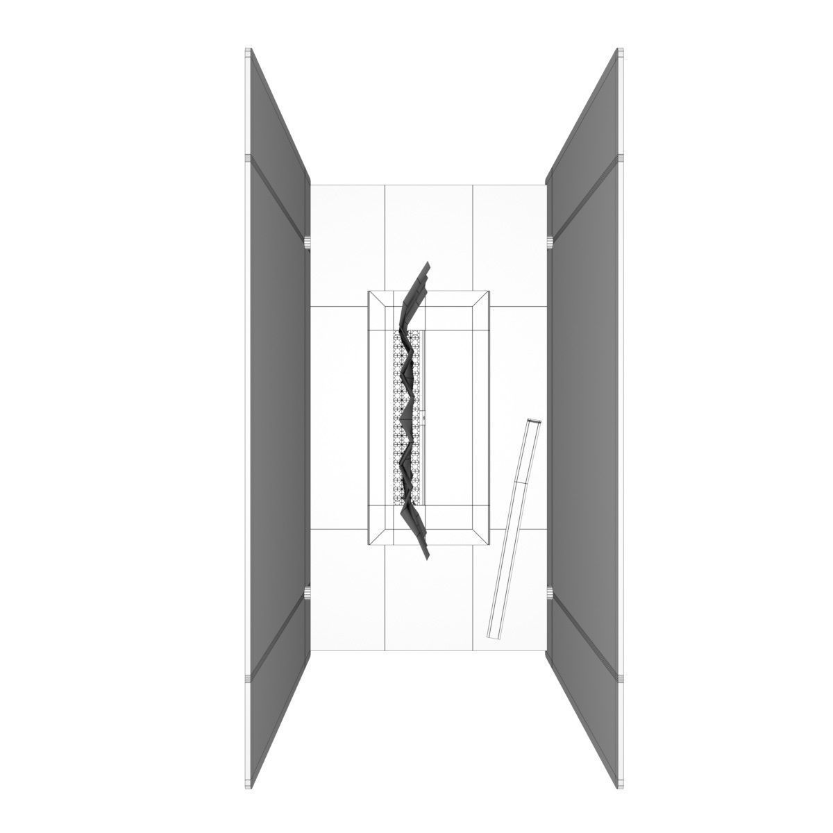 Bio Fireplace Tabletop Design Low-poly 3D model_16