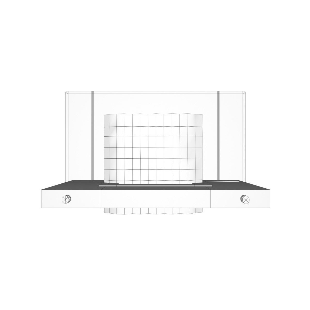 Bio Fireplace Tabletop Design Low-poly 3D model_15