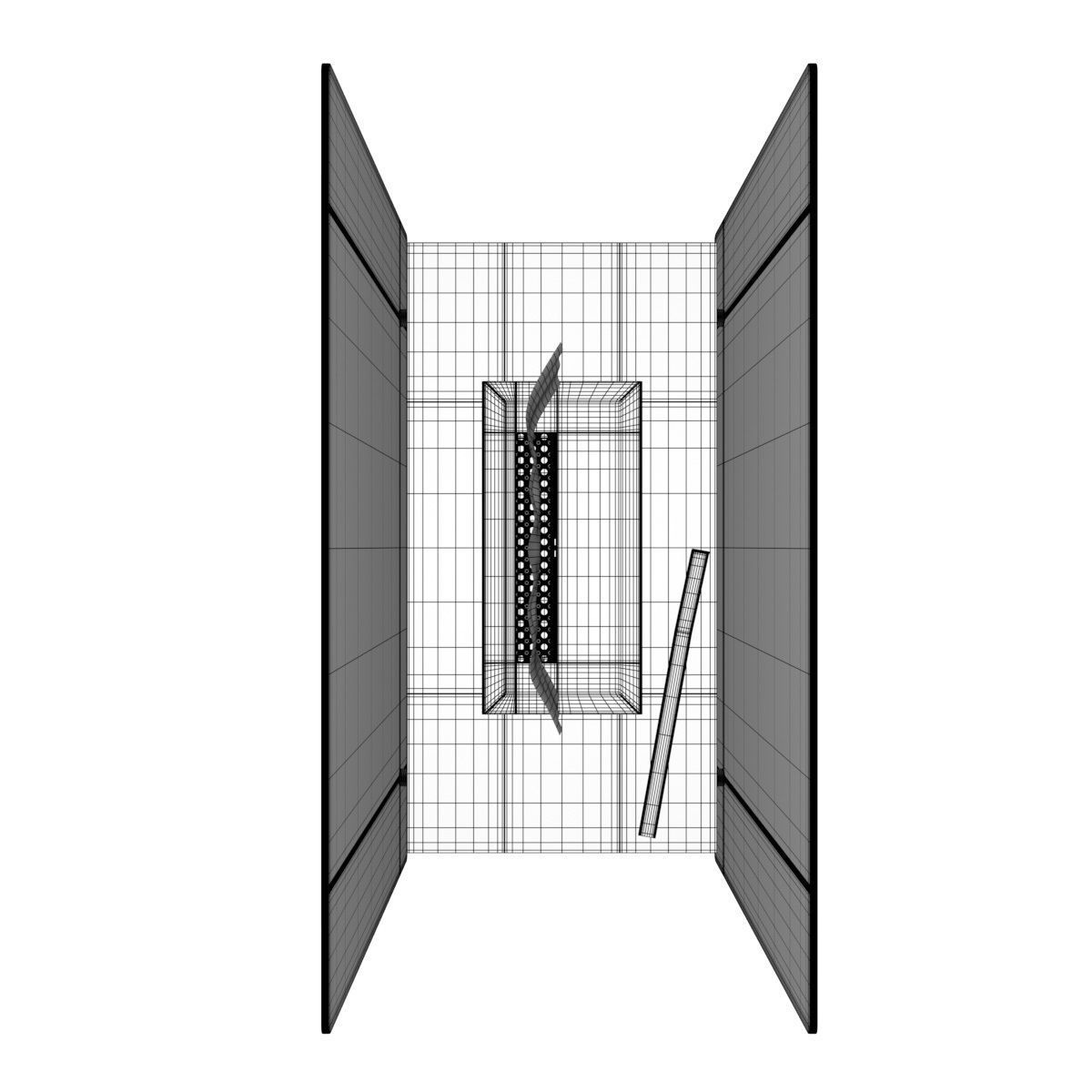 Bio Fireplace Tabletop Design Low-poly 3D model_34