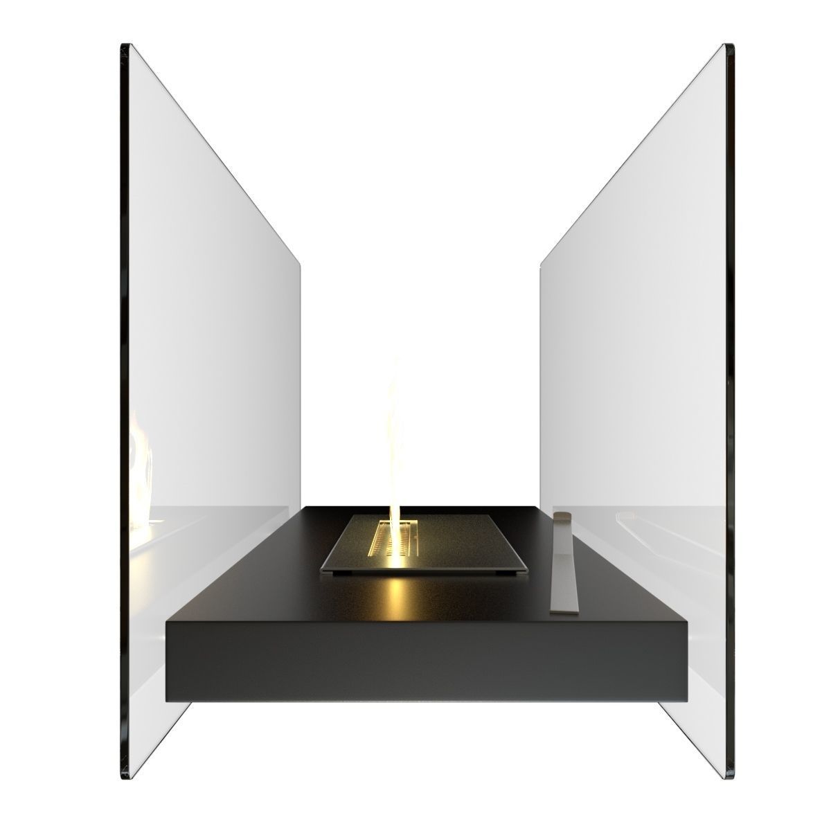 Bio Fireplace Tabletop Design Low-poly 3D model_6