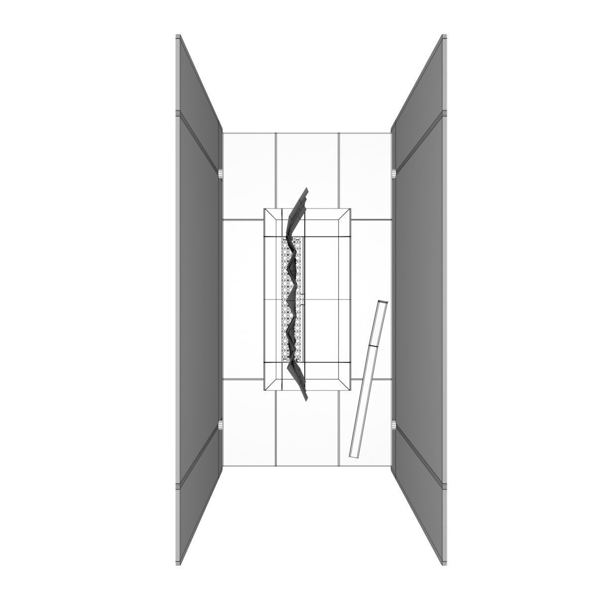 Bio Fireplace Tabletop Design Low-poly 3D model_25