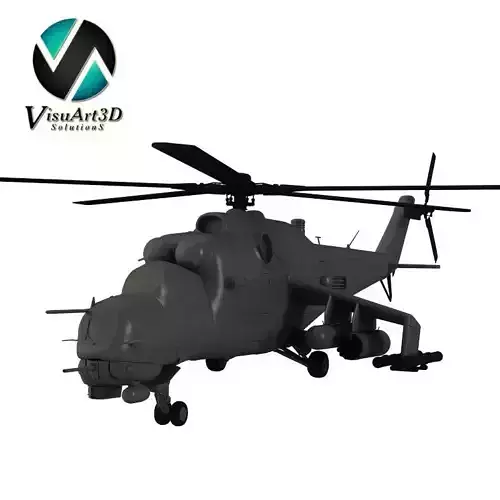 Helicopter Mil Mi24 Hind