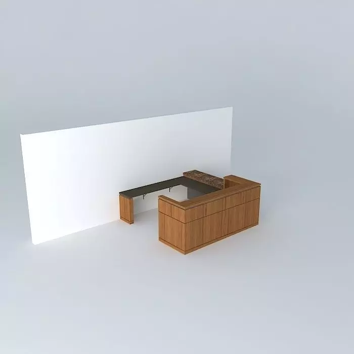 Reception Desk Free 3D model