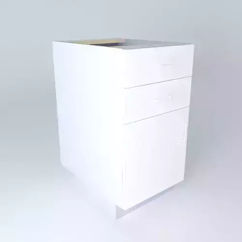 B1D2D cabinet with two drawers