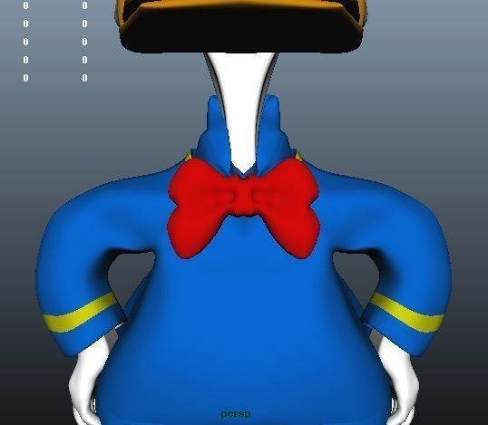 Donald Duck  3D model_3